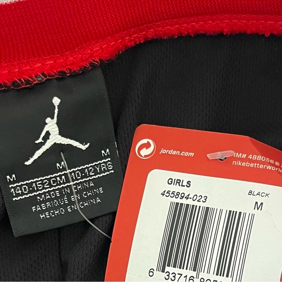 NEW Jordan Big Girl’s Jumpman Diamond Recon Mesh Active Skirt size M Black - Picture 5 of 8
